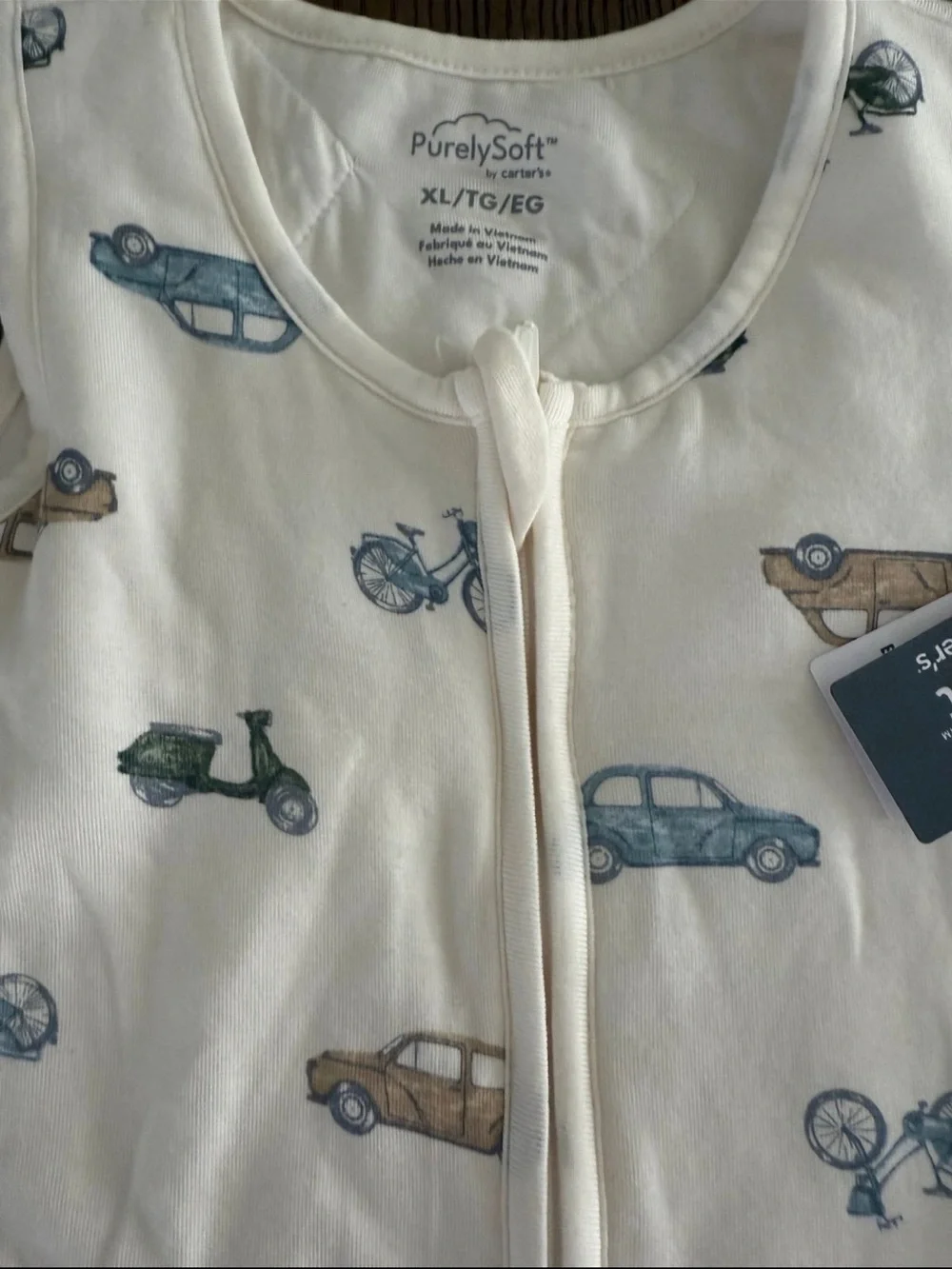 Carter’s Cars sleep sack NWT 2 way zipper